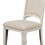 Farmhouse Style Dining Chair with Tapered Legs, Set of 2, Antique White B056P161716