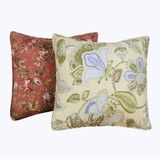 Eiger Fabric Decorative Pillow with Floral Prints, Set of 2, Multicolor B056P162456