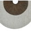 Kim 14 inch Round Sandstone Wall Art, Ribbed, Brown, White B056P163210