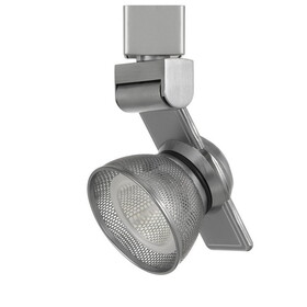 12W Integrated LED Metal Track Fixture with Mesh Head, Silver B056P164404