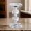 7 inch Candle Holder, Crystal Glass Solid Turned Pillar, Clear B056P198184