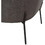 Polyester Upholstered Accent Chair with Splayed Metal Legs and Slope Armrests, Gray B056P204239