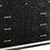 9 Drawer Wooden Dresser with Embossed Texture and Mirror Accents, Black B056P204254
