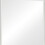 Wooden Mirror with Molded Trim Details, White B056P204283