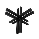 Accent Decor with Metal Double Jack Design, Black B056P204326