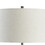 Nila 35 inch Table Lamp, Pewter Gray Metal Base, 3 Way Switch, Drum Shade B056P204704