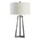 Nila 35 inch Table Lamp, Pewter Gray Metal Base, 3 Way Switch, Drum Shade B056P204704