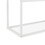 Twin Size Bed Frame with a House Shaped Design, Sleek White Finish B056P204716