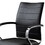 Zoha 27 inch Adjustable Swivel Office Chair, Black Faux Leather, Chrome B056P204733