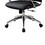 Zoha 27 inch Adjustable Swivel Office Chair, Black Faux Leather, Chrome B056P204733