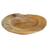 Elegant Decorative Wooden Bowl, Brown B056P213615