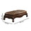 Polyurethane Wood Bench, Antiqued Brown B056P213646