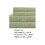 Lanester 3 Piece Polyester Twin Size Sheet Set The Urban Port, Olive Green B056P213673