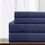 Lanester 4 Piece Queen Size Microfiber Deep Pocket Sheet Set The Urban Port, Blue B056P213680