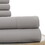 Forli 6 Piece Microfiber Full Sheet Set with Nano Technology The Urban Port, Gray B056P213682