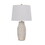 23 inch Set of 2 Ceramic Accent Table Lamp, Hammered Base, White, Gold B056P214834