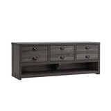 60 inch Modern TV Entertainment Console, 3 Drawers, Open Bottom Shelf, Gray B056P214877