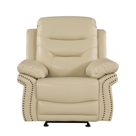 Global United Leather Air Upholstered Chair with Fiber Back B05777730