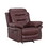 Global United Leather Air Upholstered Reclining Chair with Fiber Back B05777736