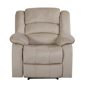 Global United Transitional Microfiber Fabric Recliner Chair B05777775