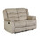 Global United Transitional Microfiber Fabric Upholstered Loveseat B05777776