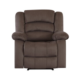Global United Transitional Microfiber Fabric Recliner Chair B05777778