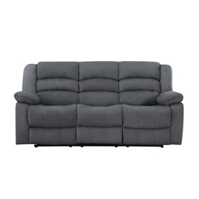 Global United Transitional Microfiber Fabric Upholstered Sofa B05777783