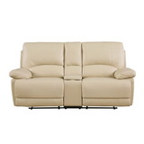 Global United Leather-Air Recliining Sofa B05777959