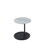 Orbit End Table with Height Adjustable Gray Marble Textured Top B061103284