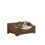 Gibson Brown Alder Wood Finish 36" Wide Modern Comfy Pet Bed with Cushion B061110705