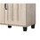 Corby Dusty Gray Oak Finish 3-Door Shoe Cabinet B061110713