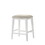 Sasha White Counter Height Stool with Upholstered Seat B061125665