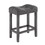 Lucian Gray 5 Piece Counter Height 36" Pub Table Set with Tufted Gray Linen Stools B06177972