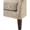 Irwin Beige Linen Button Tufted Wingback Chair B06177976