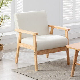 Bahamas Beige Linen Fabric Chair B06178456