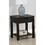 Flora 20" Dark Brown MDF End Table with Drawer B06178596