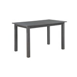 Carlisle Gray Finish Extendable Wood Dining Table B061P160004