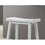 Set of 2 Alonzo White Backless Ergonomic 17.5" Counter Height Stool