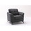 Callie Gray Velvet Fabric Sofa Loveseat Chair Living Room Set B061S00073