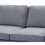 Jules 4 Seater Sofa in Light Gray Linen B061S00164