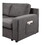 Waylon Gray Linen 7-Seater U-Shape Sectional Sofa Chaise with Pocket B061S00180