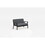 Bahamas Espresso Coffee Table Loveseat and 2 Chair Set B061S00273
