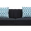 Maddie Black Velvet 5-Seater Double Chaise Sectional Sofa B061S00652
