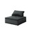 Anna Black Velvet 6-Seater U-Shape Modular Sectional Sofa B061S00702