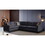 Archie Black Velvet 6-Seater Sectional Sofa B061S00780