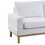 Anisa White Sherpa Sectional Sofa with Right-Facing Chaise B061S00783