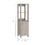 Hanover 4-Shelf Linen Cabinet Light Grey B06280006