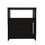 Florian 1-Shelf Nightstand Black Wengue B06280043