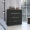 Lynbrook 4-Drawer Dresser Black Wengue and Light Oak B06280069