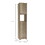 Brighton 1-Shelf Linen Cabinet Light Oak B06280089